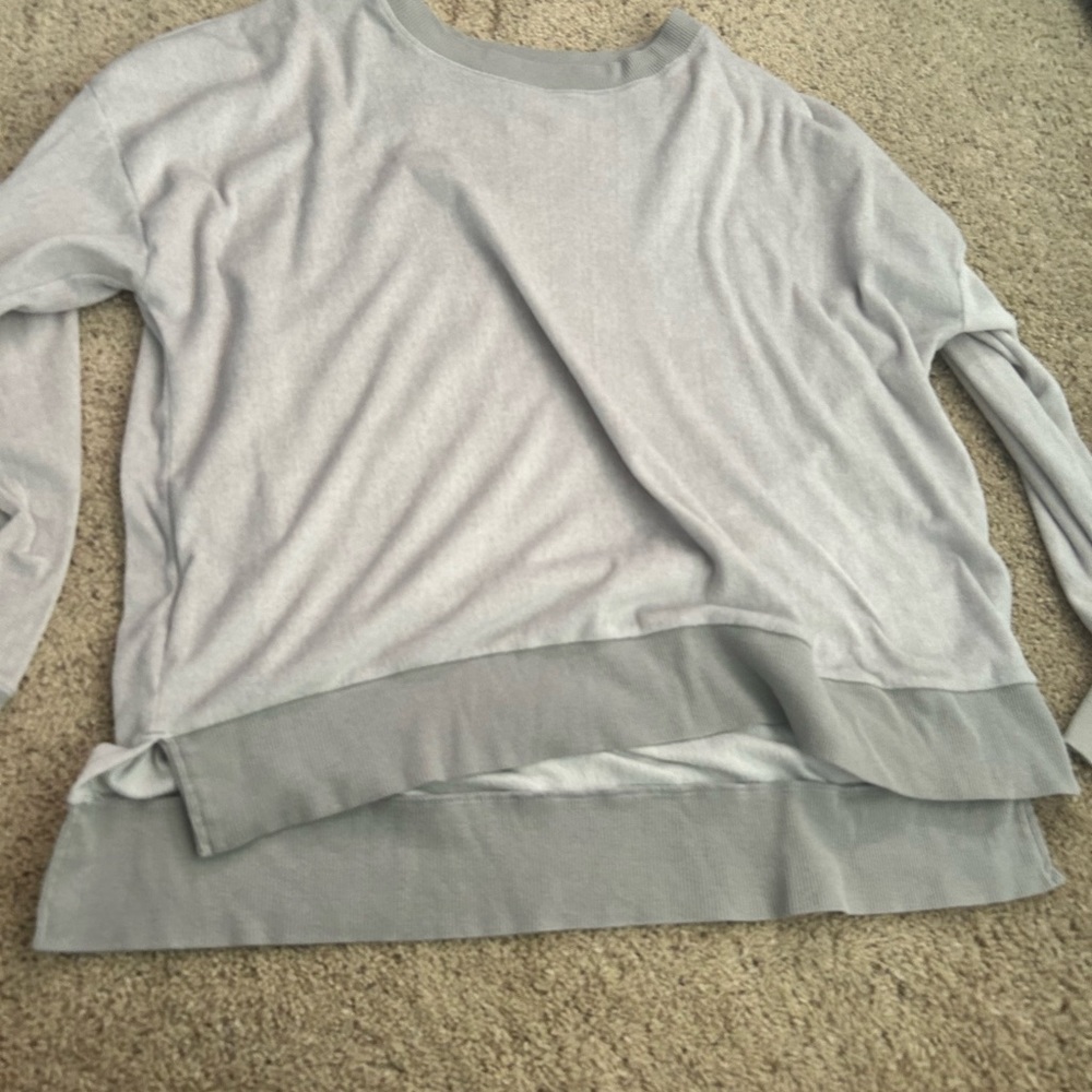 Gray sleep shirt